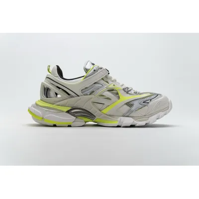 LJR Balenciaga Track 2 Sneaker White Fluo Yellow,568515 W2ON3 9073 02