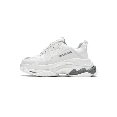 LJR Balenciaga Triple S White Silver,524039 W2FS4 1200 01