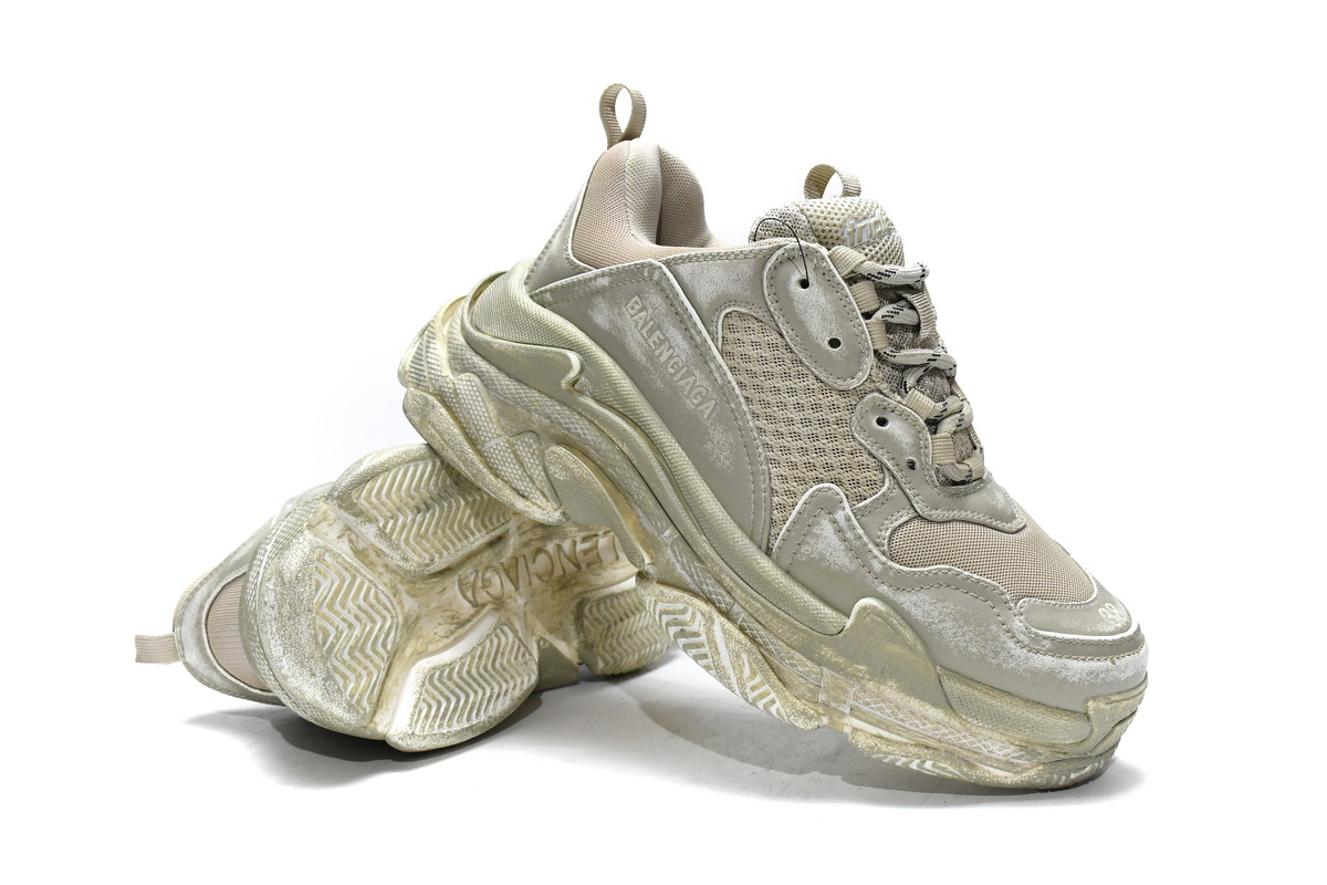 LJR Balenciaga Triple S Beige,536737 W3CN3 9700
