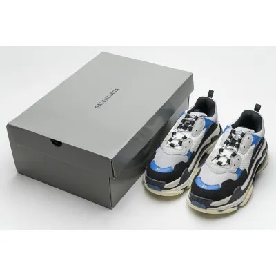 LJR Balenciaga Triple S Black Grey Blue, 541624 W06E2 7080 02