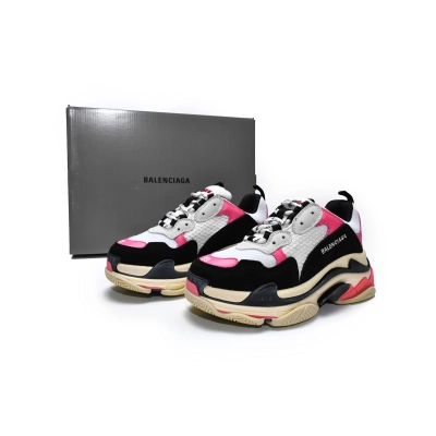 LJR Balenciaga Triple S Black Pink,524039 W09O6 5671 02