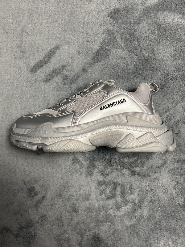 LJR Balenciaga Triple S Light Gray Silver, 536737 W2FS2 8100