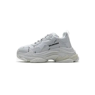 LJR Balenciaga Triple S White,524039 W06E2 2021 01