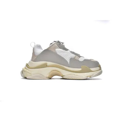 LJR Balenciaga Triple S White,534217 W09E1 9000 02