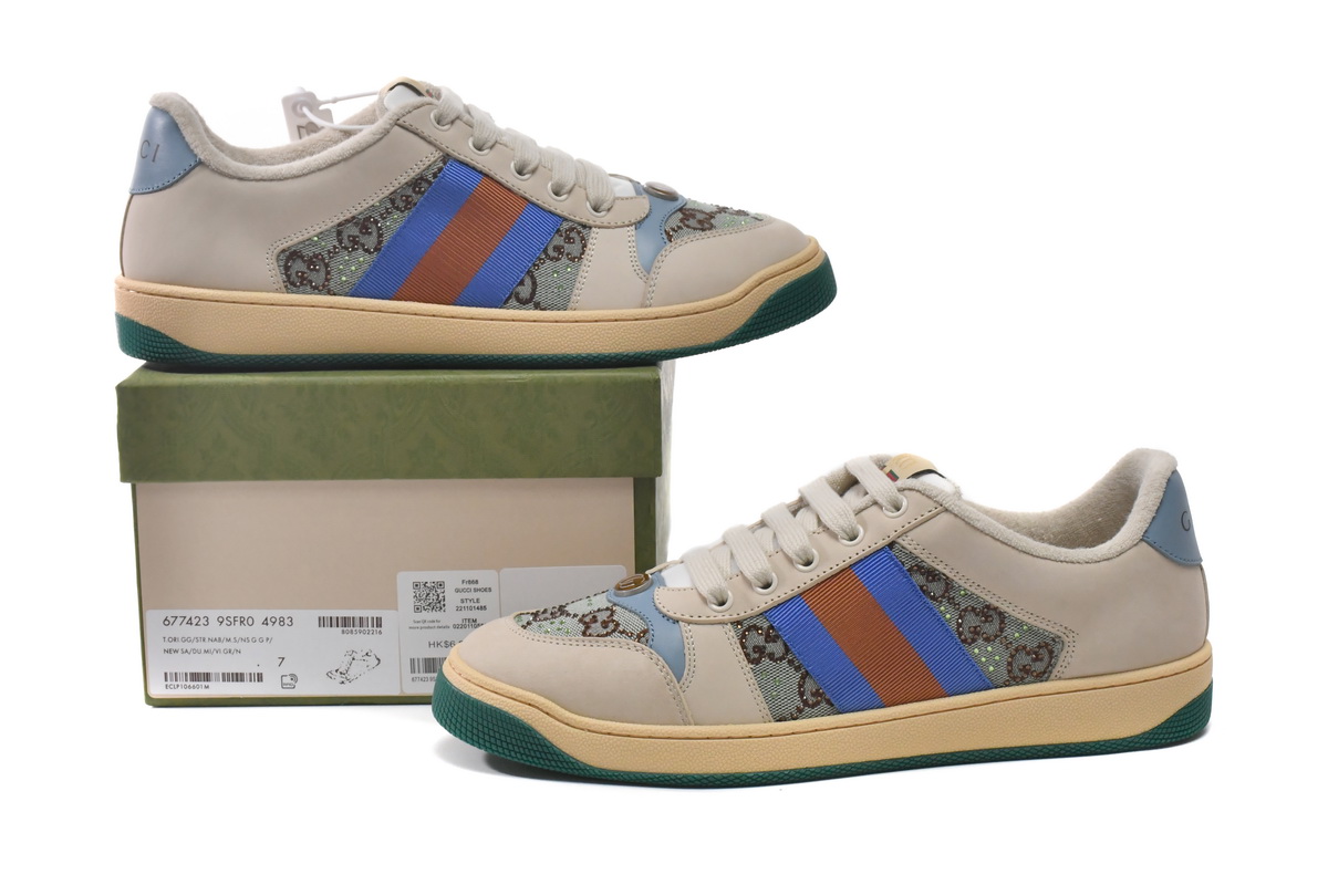 LJR Gucci Screener Blue Bricks,677423 9SFR0 4983