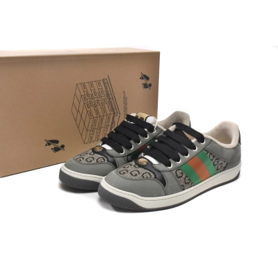 LJR Gucci Screener Gray Cloth Black Tail,546551 2KU50 2197 02