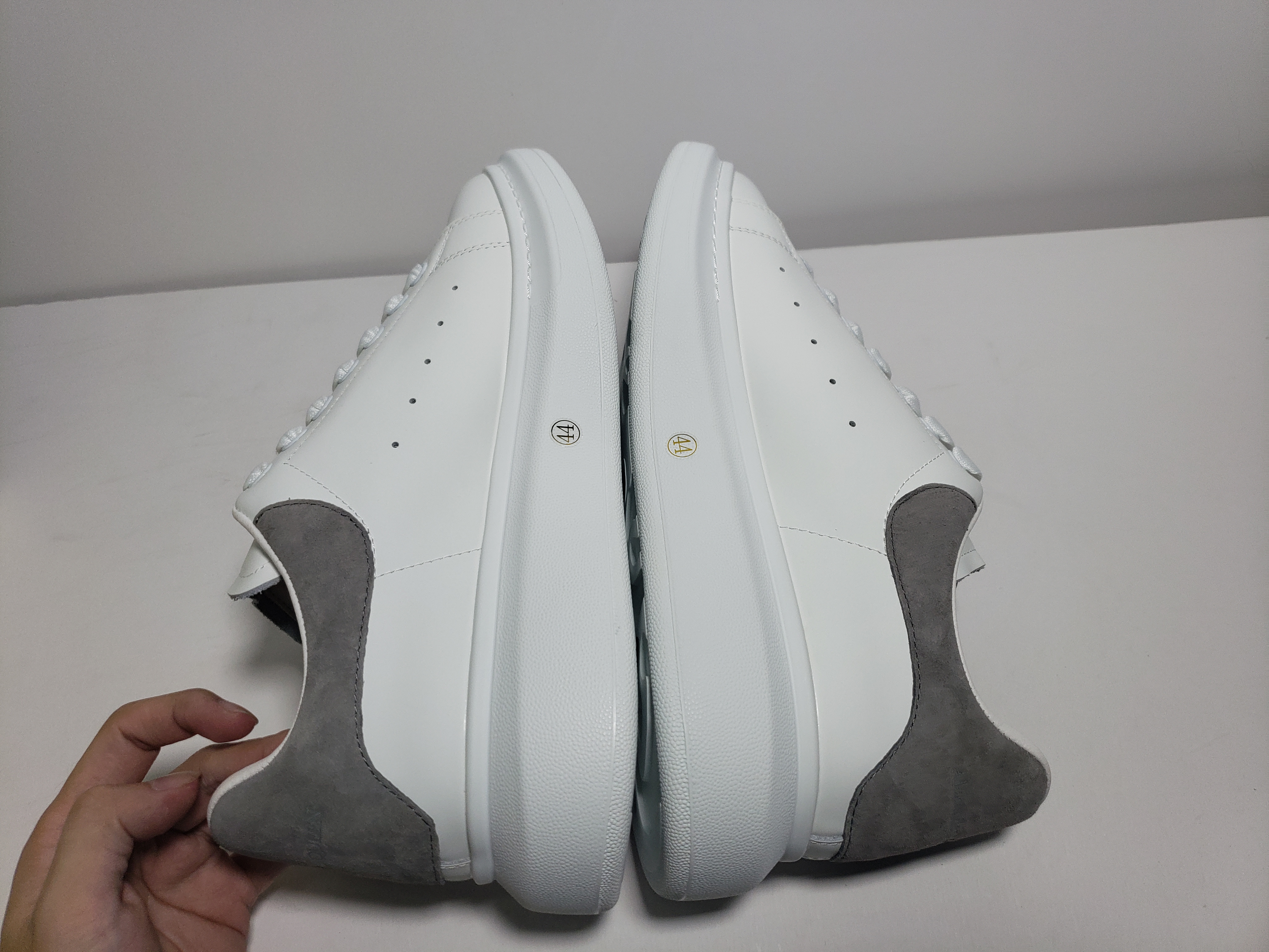 LJR Alexander McQueen Sneaker Gray Velvet