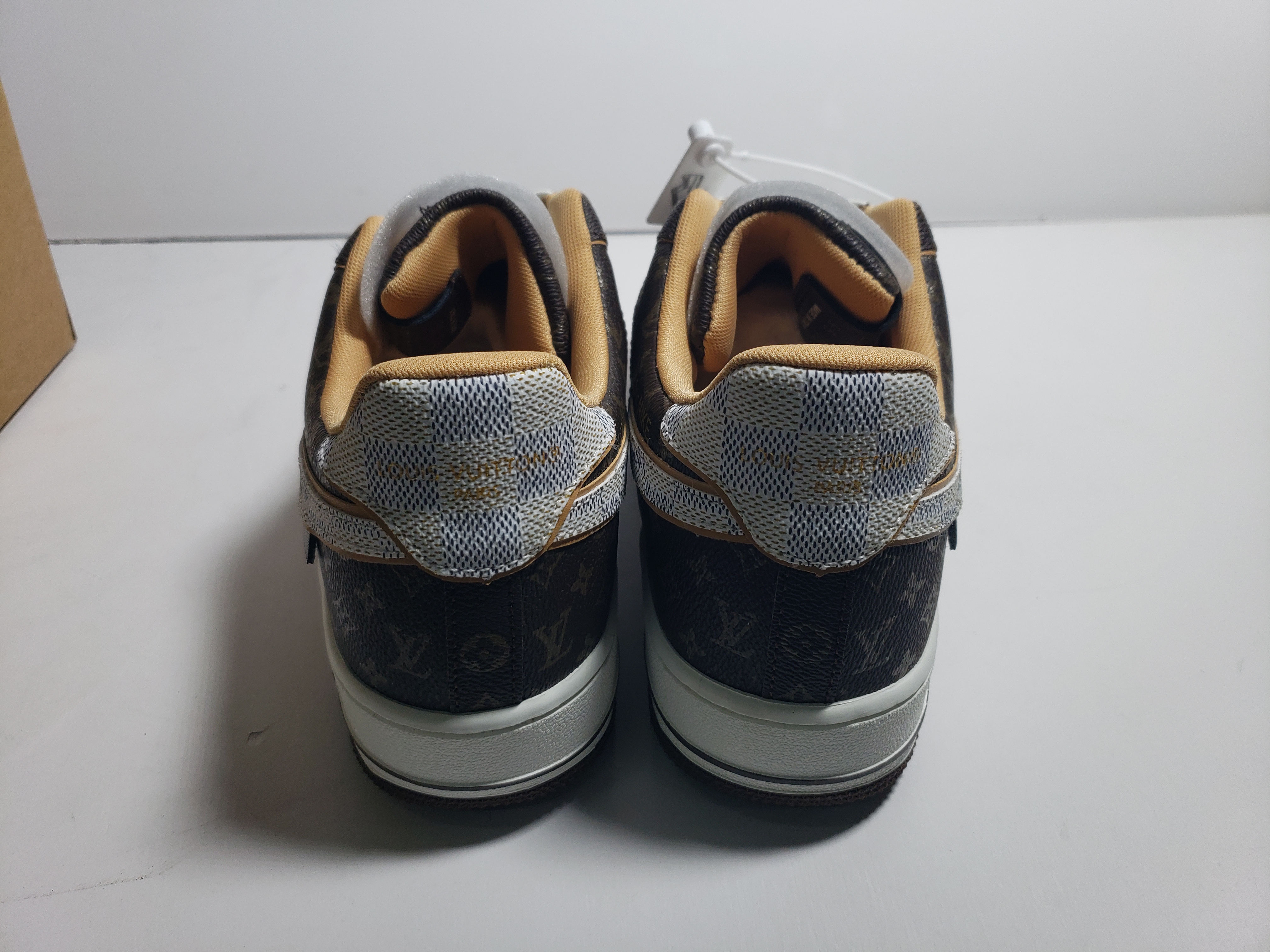 LJR Air Force 1 Low Louis Vuitton Monogram Brown Damier Azur