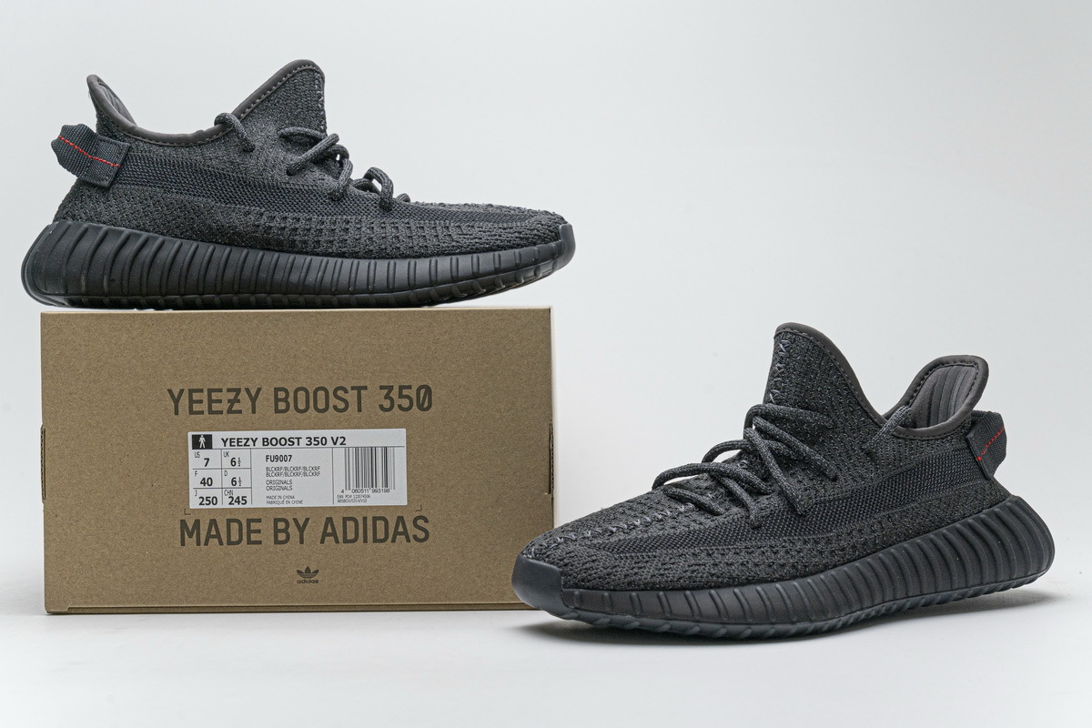 OG Yeezy Boost 350 V2 Static Black (Reflective)