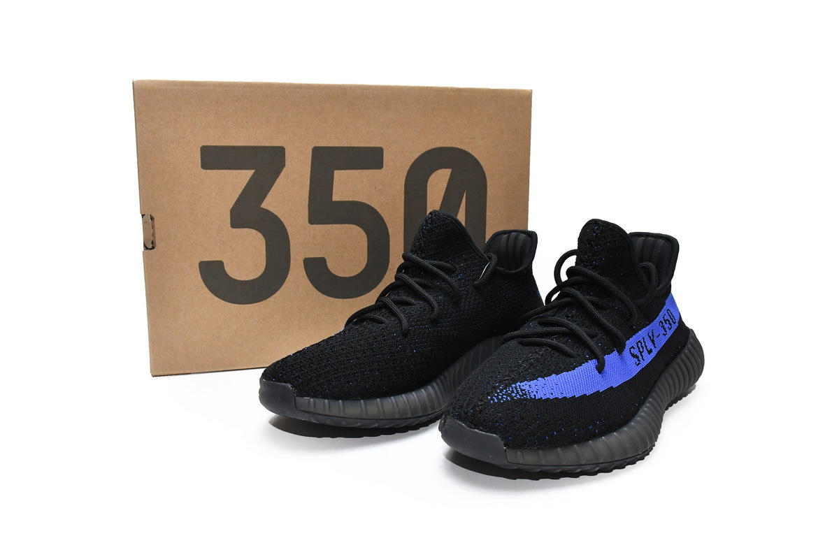 BMLin Yeezy Boost 350 V2 Black Blue，GY7164