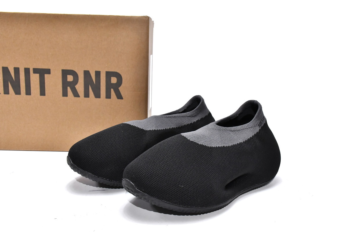 LJR Yeezy Knit Runner Black Grey, GW5353