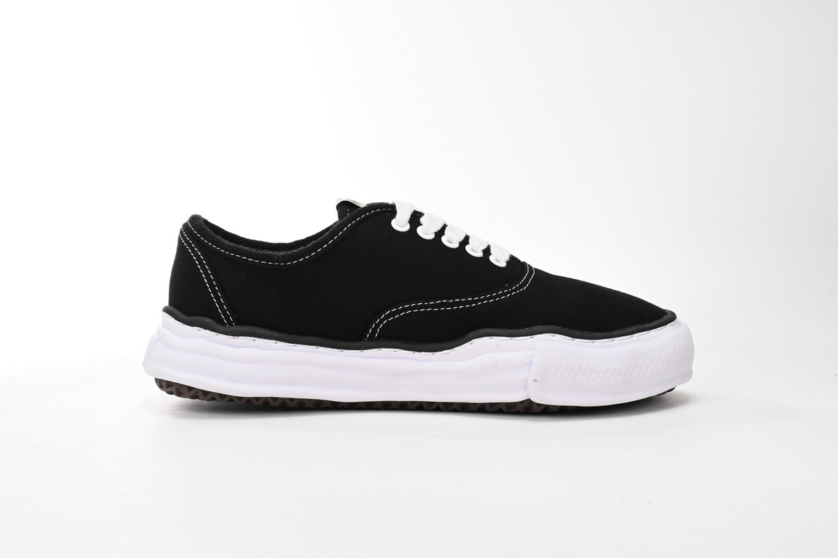 OG Mihara Yasuhiro Baker OG Sole Canvas Low BlackNO.715