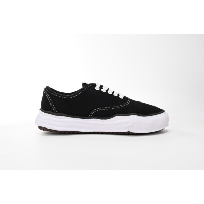 OG Mihara Yasuhiro Baker OG Sole Canvas Low BlackNO.715 02