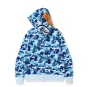 BAPE Big ABC Camo Shark Full Zip Hoodie Blue