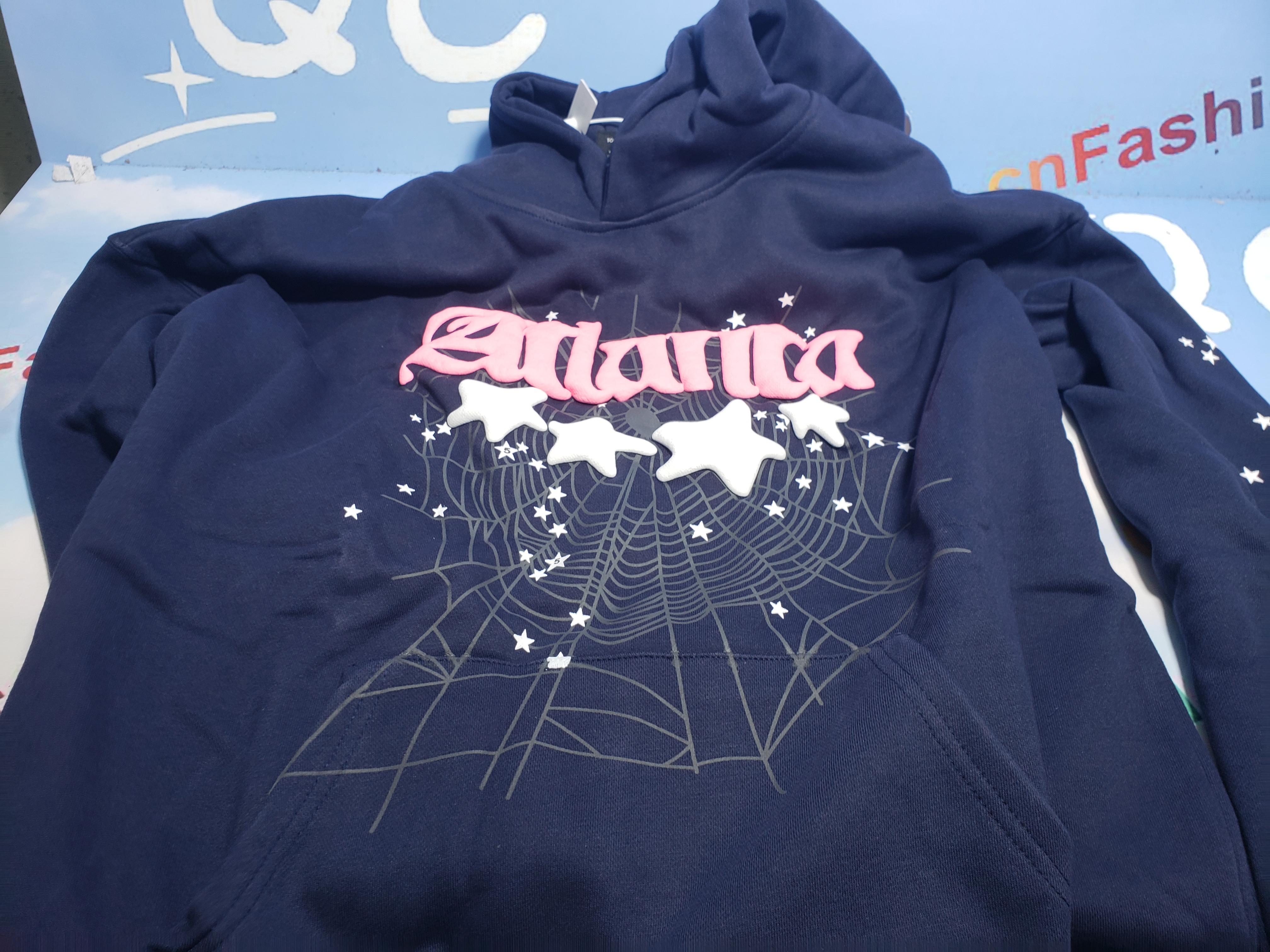SP5DER Atlanta Hoodie Navy(M)