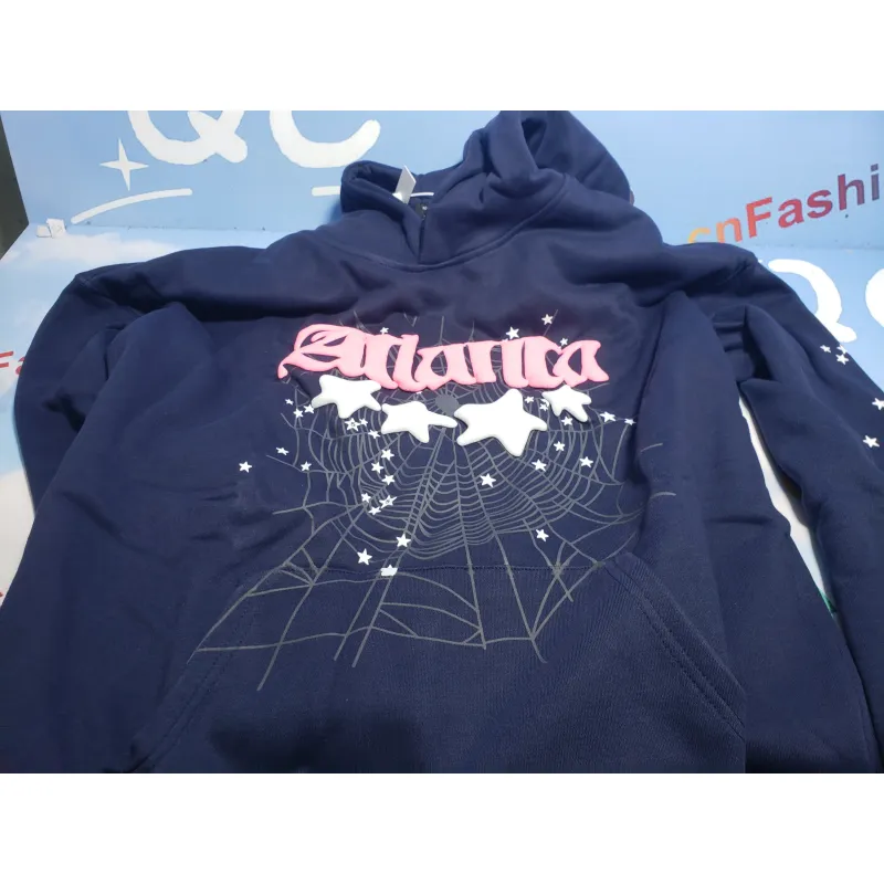 SP5DER Atlanta Hoodie Navy(M)