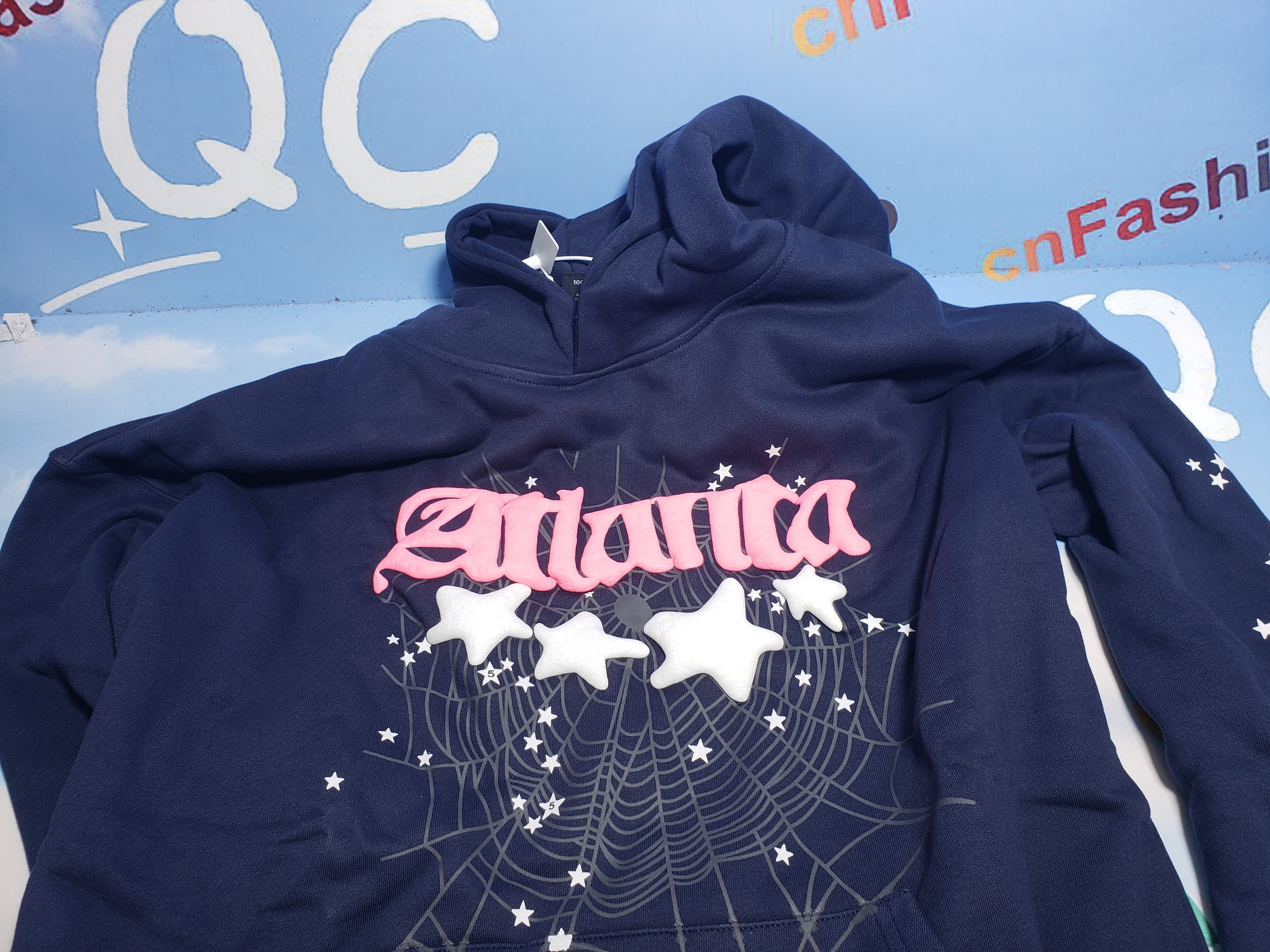 SP5DER Atlanta Hoodie Navy(M)