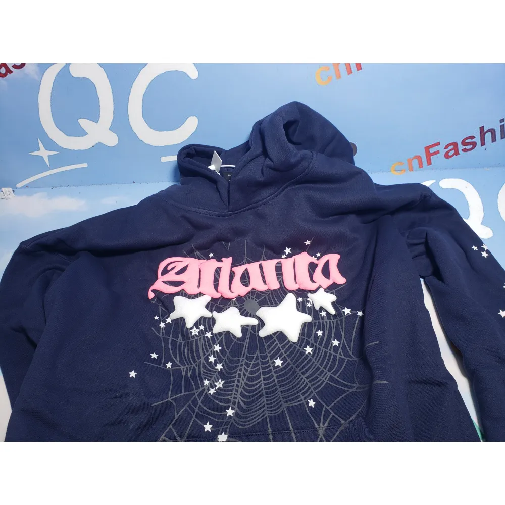 SP5DER Atlanta Hoodie Navy(M)