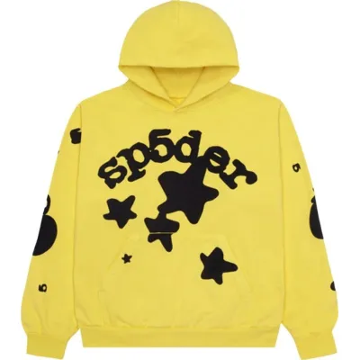 SP5DER Beluga Hoodie Gold 01