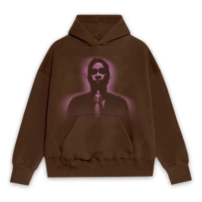 SP5DER Thug Hoodie Brown(M) 01
