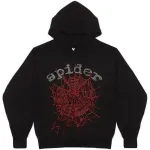 SP5DER OG Rhinestone Logo Hoodie