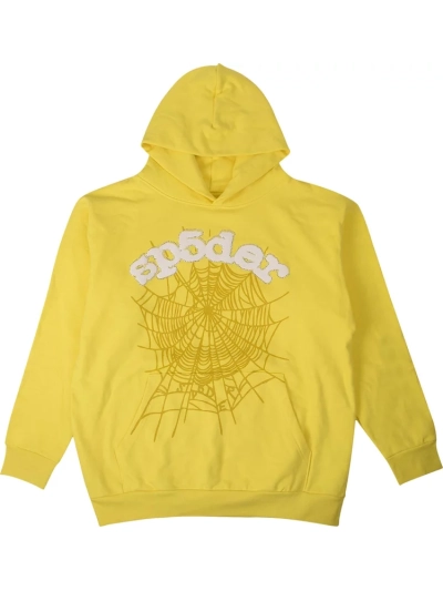 SP5DER Worldwide Websuit Yellow Hoodie 01