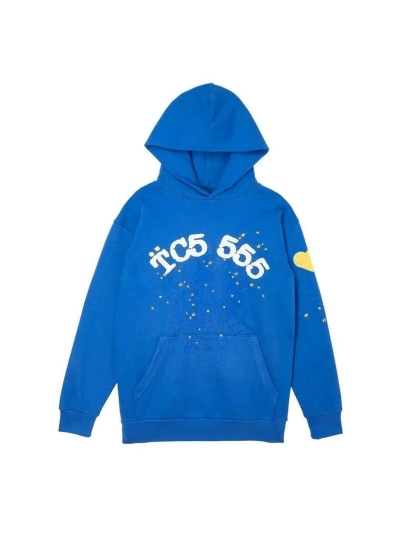 SP5DER TC Hoodie Blue 01