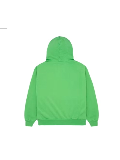 SP5DER Web Hoodie Slime Green 02