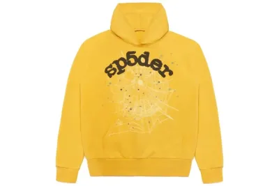 SP5DER Worldwide Classic Yellow Hoodie(M) 01