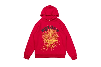 SP5DER Worldwide Hoodie RED(M),3825 01