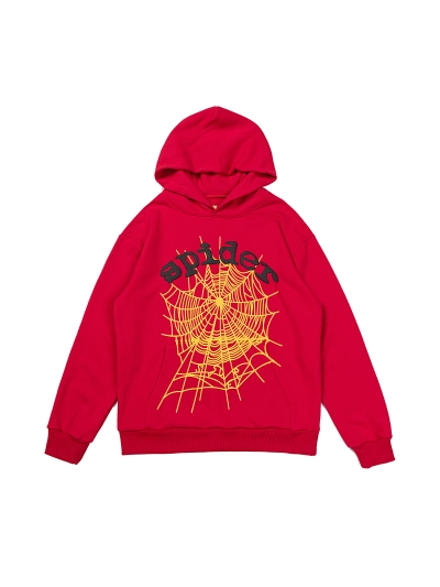 SP5DER Worldwide Hoodie RED(M),3825 01