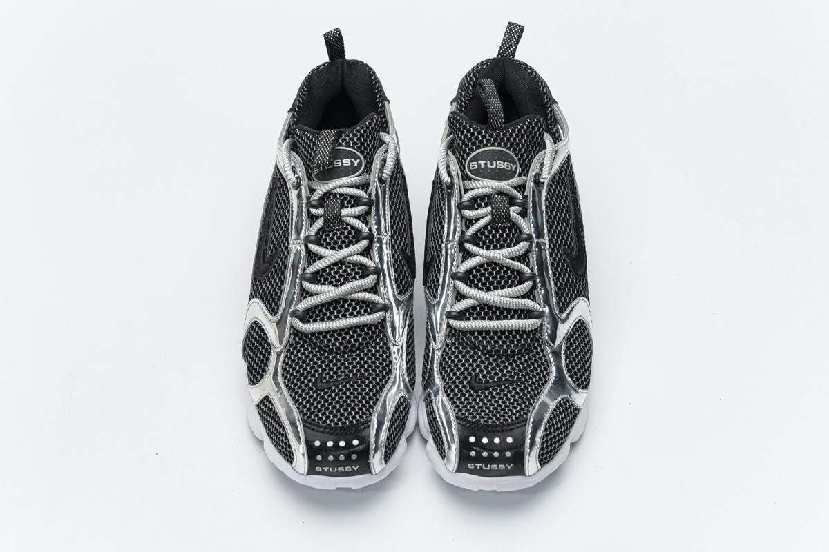 LJR Air Zoom Spiridon Cage 2 Stussy Pure Platinum