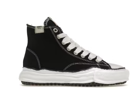 LJR Maison Mihara Yasuhiro Peterson OG Sole Canvas High Black A01FW701