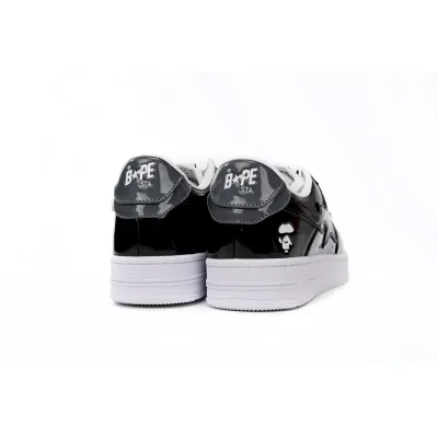 Special Sale A Bathing Ape Bape Sta Low Black Grey Baolan,1H20 191 046 02