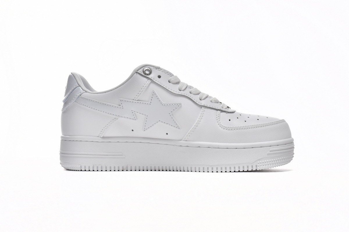 Special Sale A Bathing Ape Bape Sta Low White  1H70-191-006