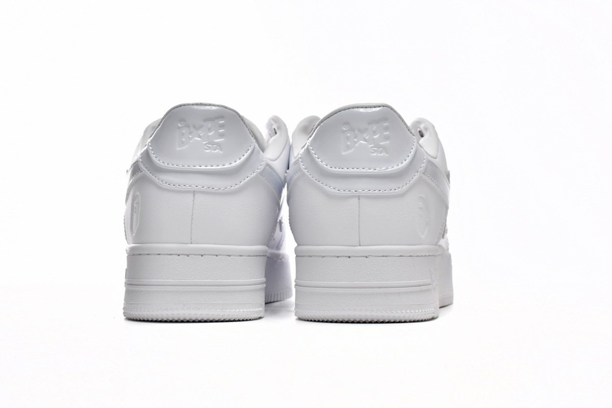 Special Sale A Bathing Ape Bape Sta Low White  1H70-191-006