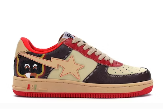 LJR A Bathing Ape Bape Sta Low Kanye West College Dropout,0607FS-001