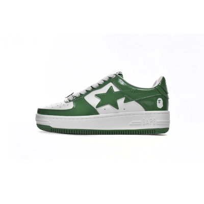 LJR A Bathing Ape Bape Sta Low Green 1G70-109-0015 02