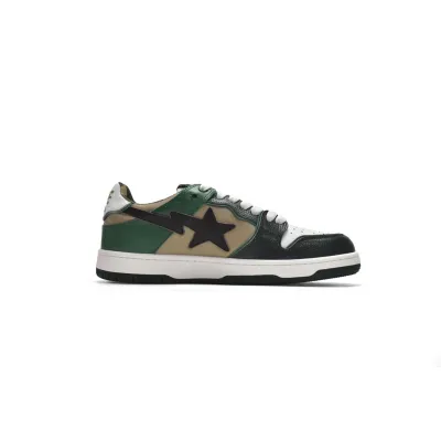 LJR A Bathing Ape Bape Sta Low Green Hills Black And Green,1G70-109-0027 01