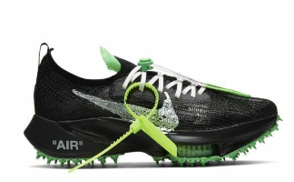 LJR Air Zoom Tempo Next% Flyknit Off-White Black Scream Green CV0697-001