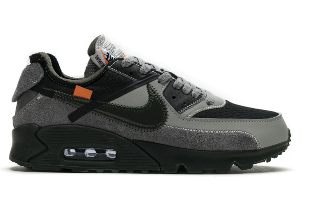 LJR OFF-White x Nike Air Max 90 Grey