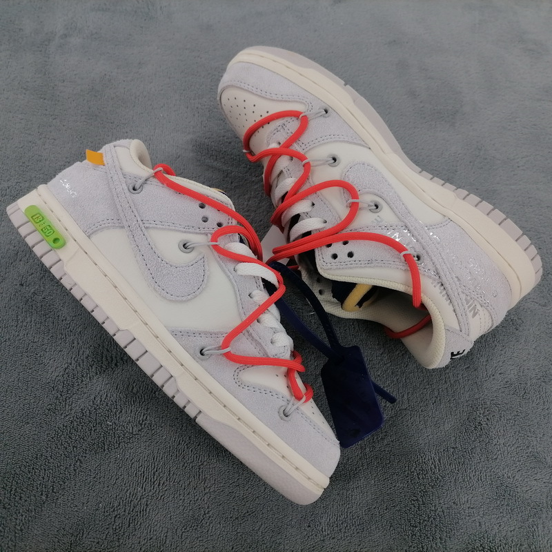LJR Dunk Low Off-White Lot 13, DJ0950-110