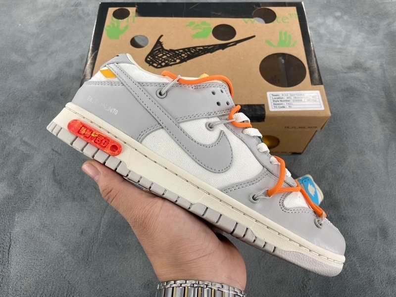 LJR Dunk Low Off-White Lot 44,DM1602-104