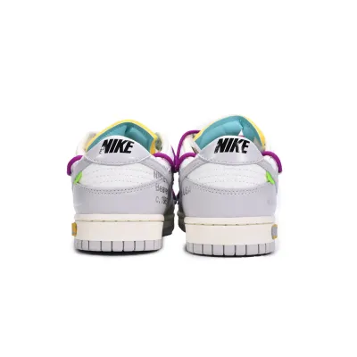 LJR Dunk Low Off-White Lot 21,DM1602-100 02