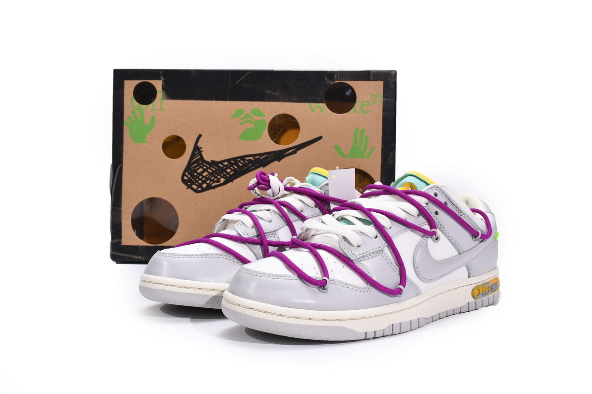 LJR Dunk Low Off-White Lot 21,DM1602-100