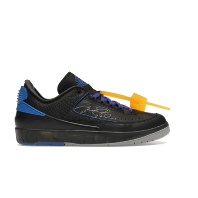 LJR Jordan 2 Retro Low SP Off-White Black Blue ,DJ4375-004 01