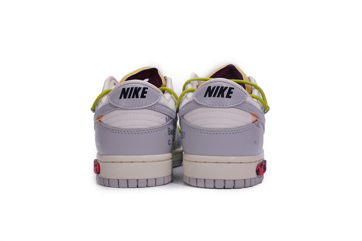LJR Dunk Low Off-White Lot 8, DM1602-106