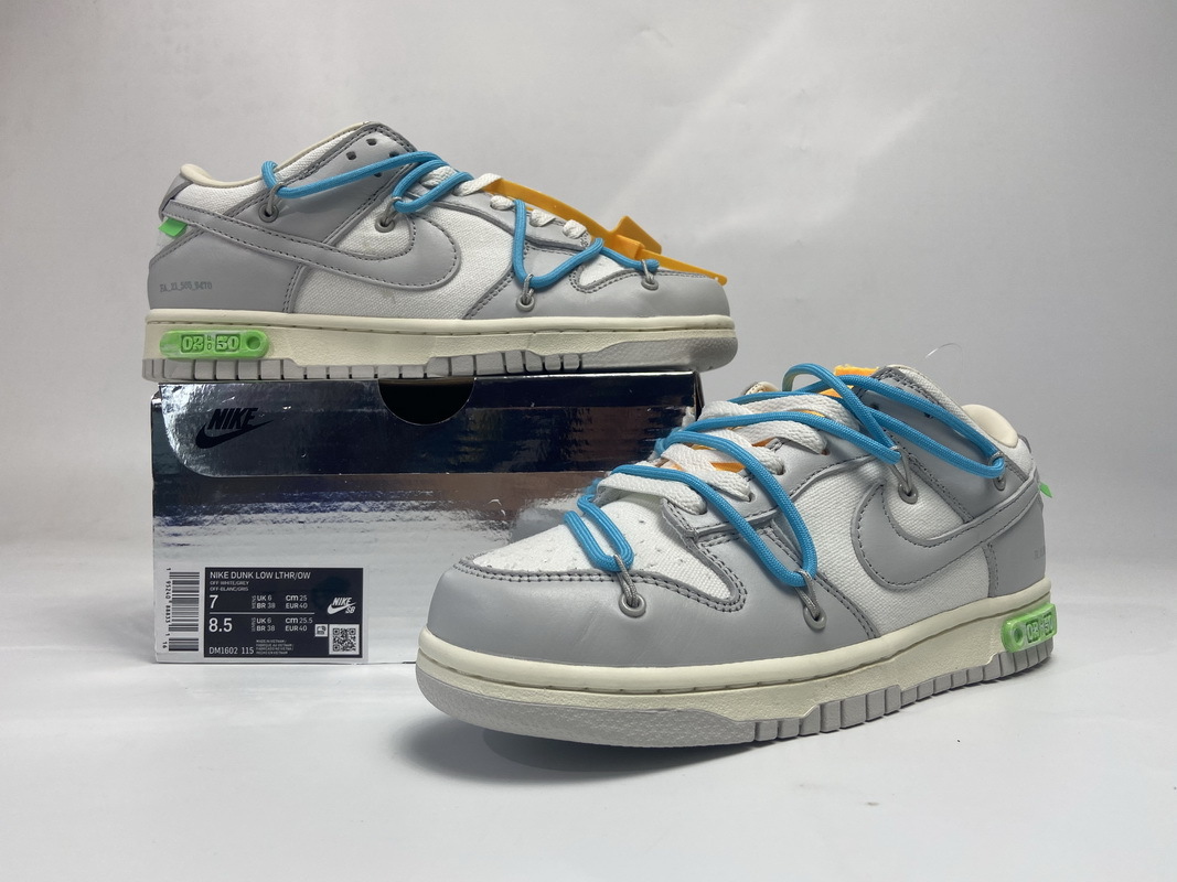 LJR Dunk Low Off-White Lot 2,DM1602-115