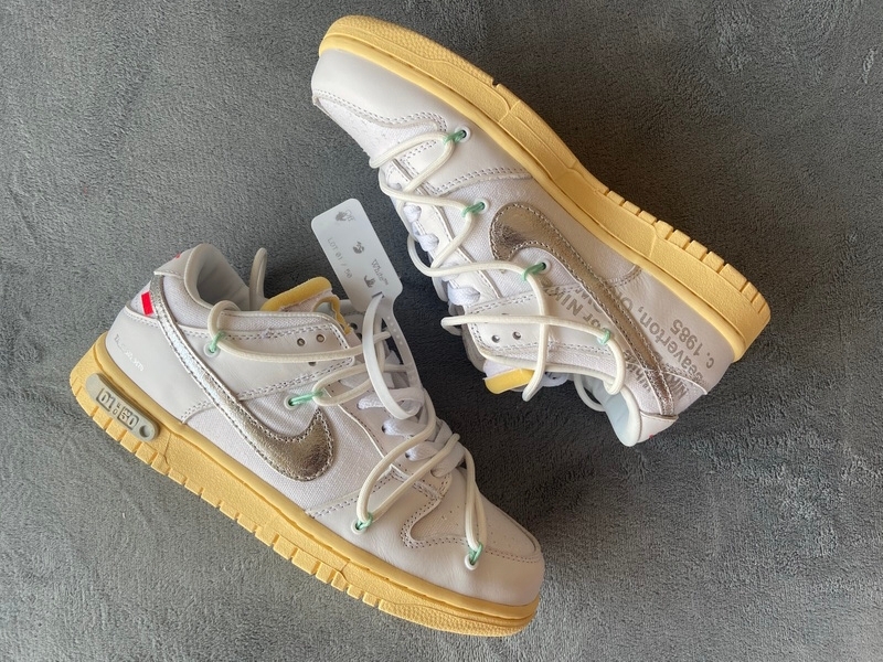 LJR Dunk Low Off-White Lot 1,DM1602-127
