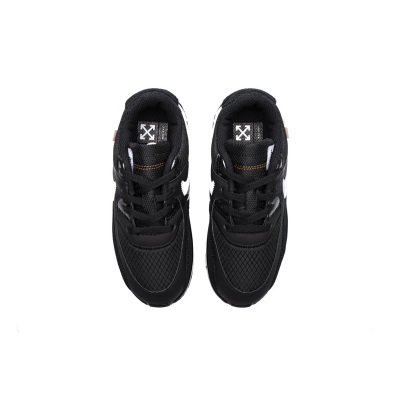 Special Sale Air Max 90 OFF-WHITE Black White (TD) 02